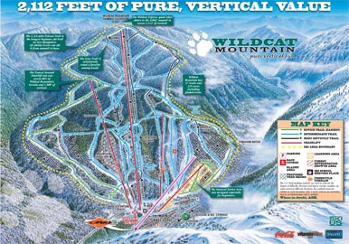 Trail Map for Wildcat